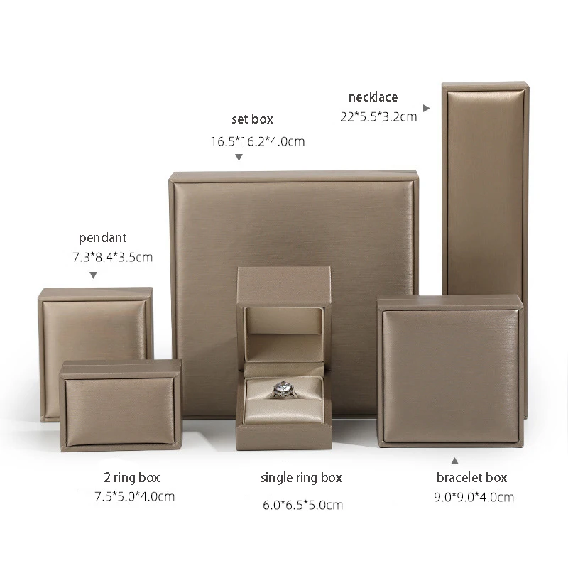 Customized Display Case Bracelet Jewelry Holder Storage PU leather box