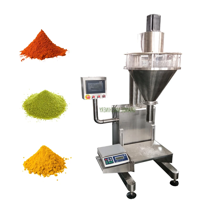 Toner Powder Filling Machine Powder Filling Machine with Clamp and Hold Device for Pouch Doypack Bag