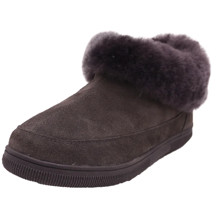 CF-299 Free Samples 2022 New Trend Unique Design fashion Genuine Leather Lining Sheepskin comfort cheap Indoor women slippers