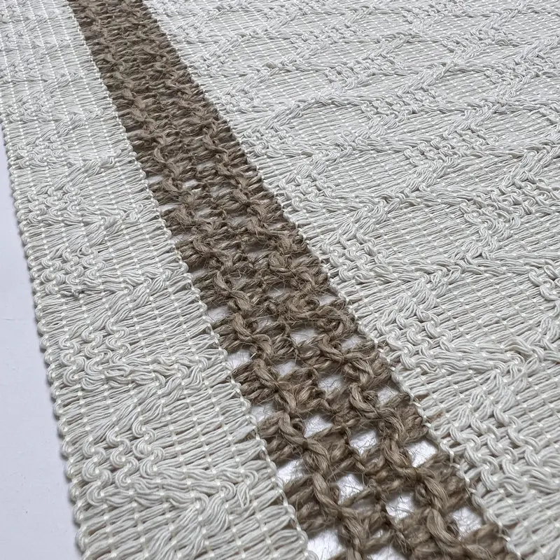 Banquet Cotton Linen Fringe Table Runner Woven Luxury Macrame Table Runner Wedding