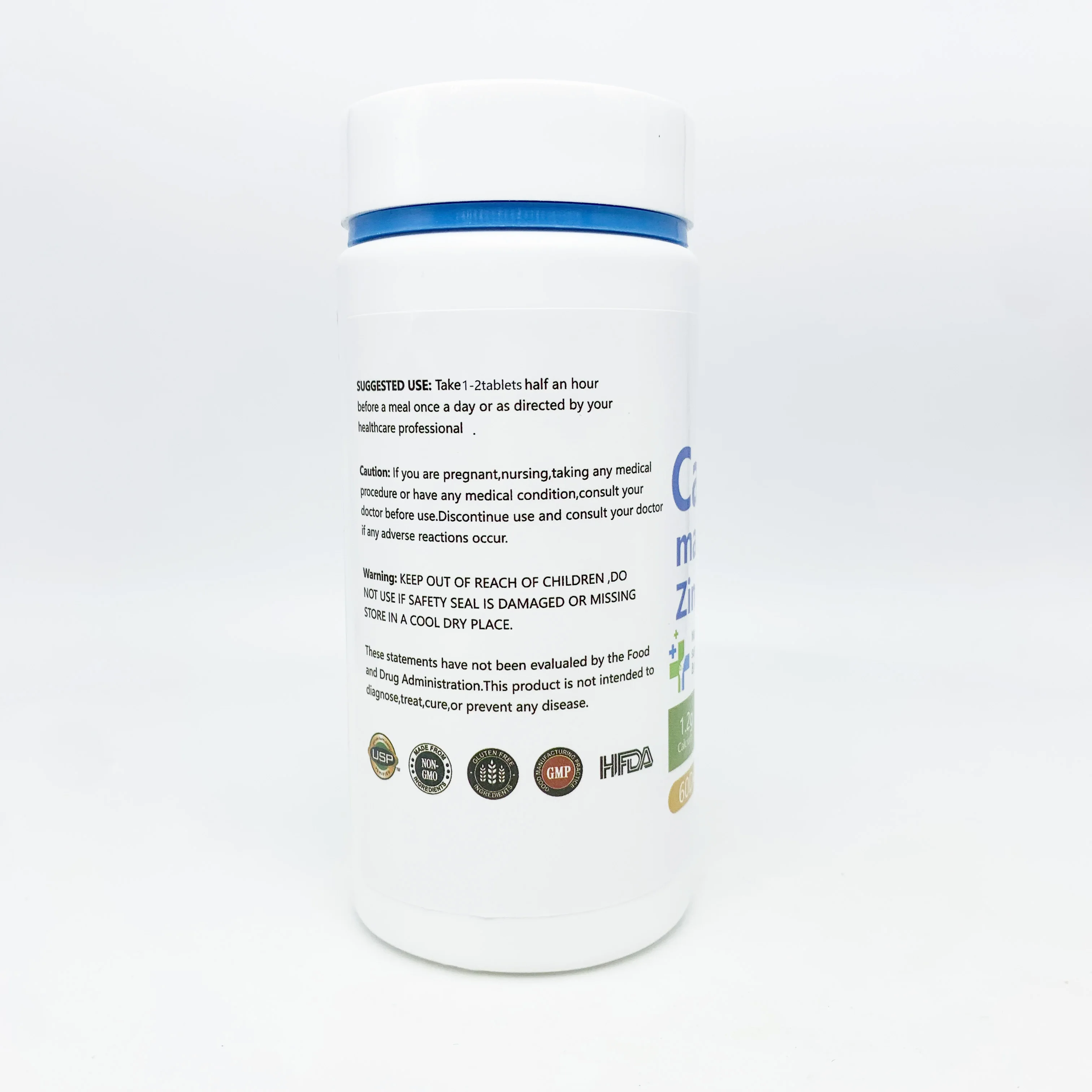 OEM private logo factory price calcium magnesium zinc vitamin D3 tablets bone strength healthcare chewable tablet