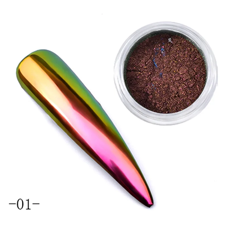 New Chameleon Effect Pigment Chrome Powder Chameleon Paints Makeup Toner/Luminus Phosphor Resin Pigment