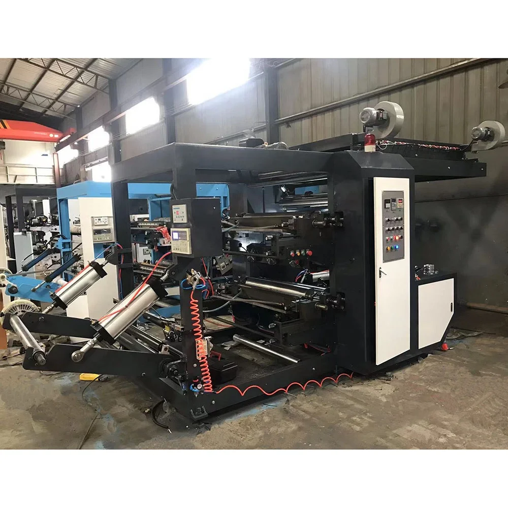 Jumbo Paper Bag Roll Flexo Printing Machine, 2 4 6 Color Flexo Graphic Doctor Blade Thermal Paper Roll Printing Machine Price