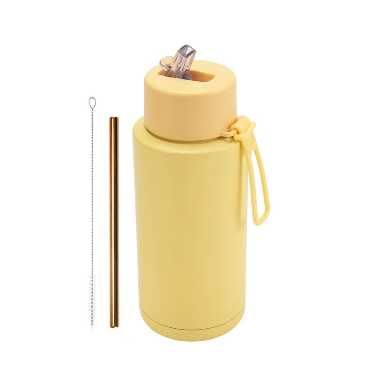 Eco Friendly 1 Liter 304 Stainless Steel Vacuum Thermos Flask Water Bottle Sport