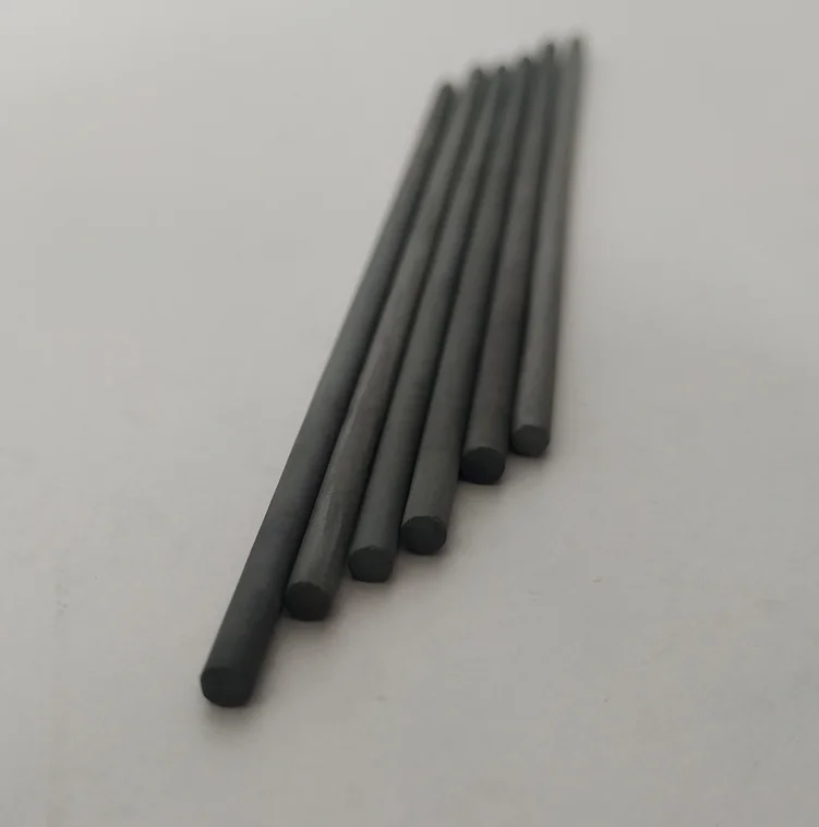 zhijing Silicon carbide Ceramic Stick SSIC Sic Solid  Rod For Kiln Hanging Furniture