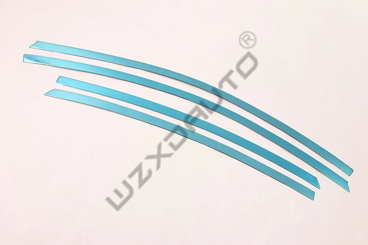 WZXD 10 pcs Car Window Decoration Strip Body Exterior Accessories For Hyundai Accent For Verna 2011 2016