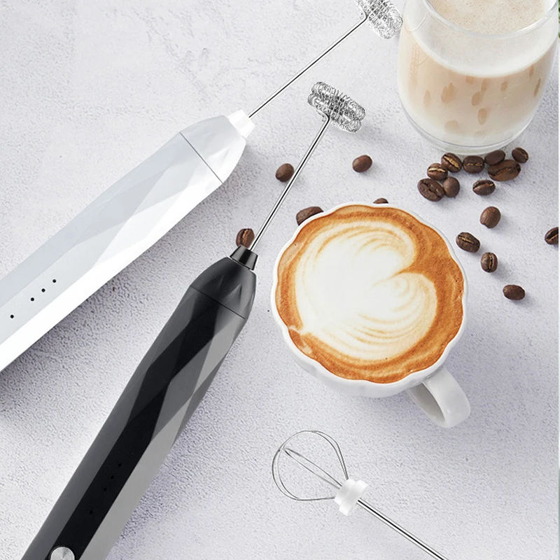 Food Grade 304 Quality Reusable Rose Gold Milk Frother Whisk Milk Frother New 2022 Latte Pen milk Frother