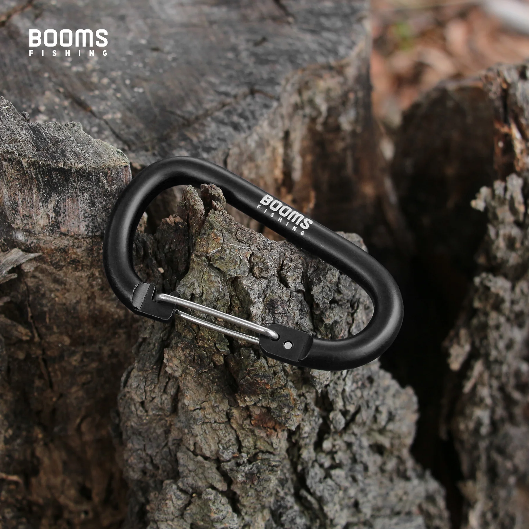 Outdoor Mountaineering Buckle Snap Hook Keychain Locking D Type Flat Buckle Spring Hook Aluminum Carabiner