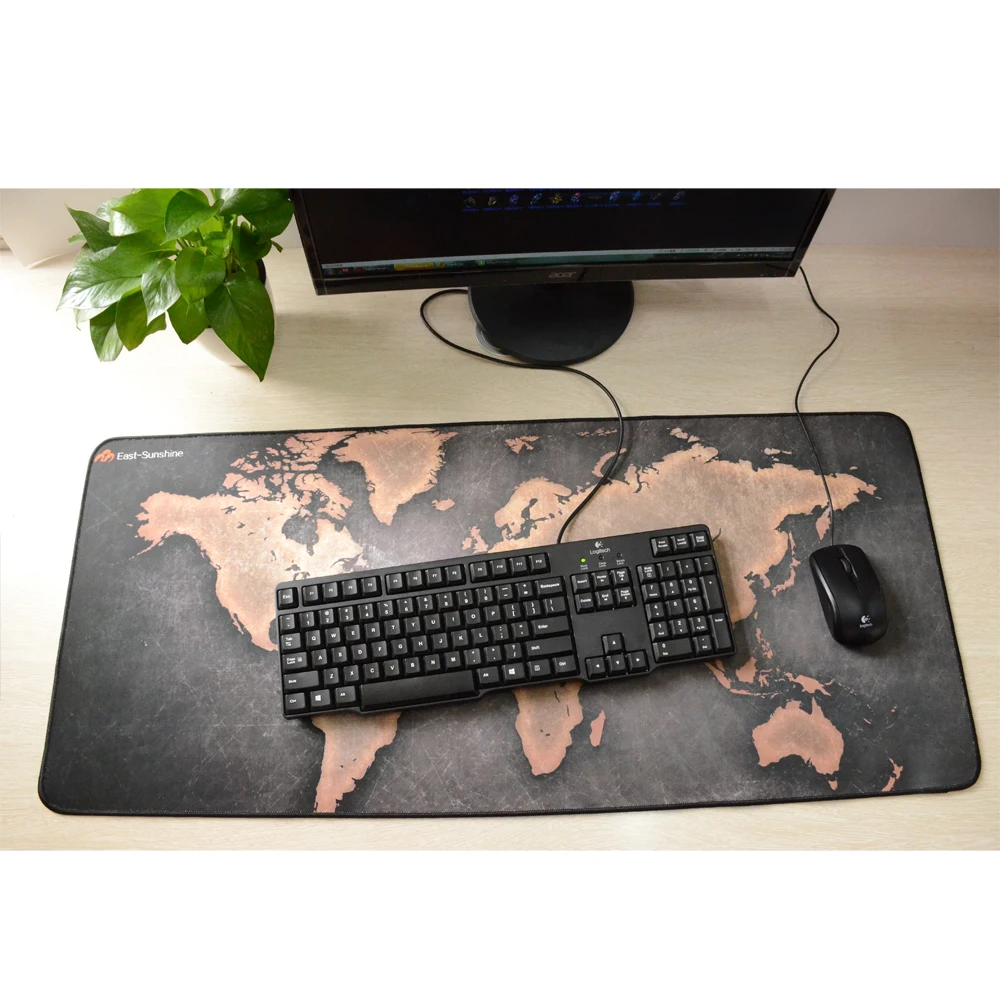 Large Wireless Charging Microfiber Game Mouse Mat