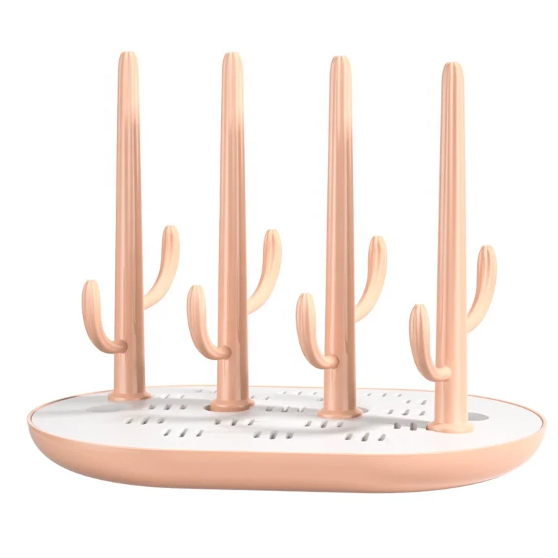 Factory Manufacturer OEM Baby bottle drying rack plastic Draining rack Detachable bottle rack