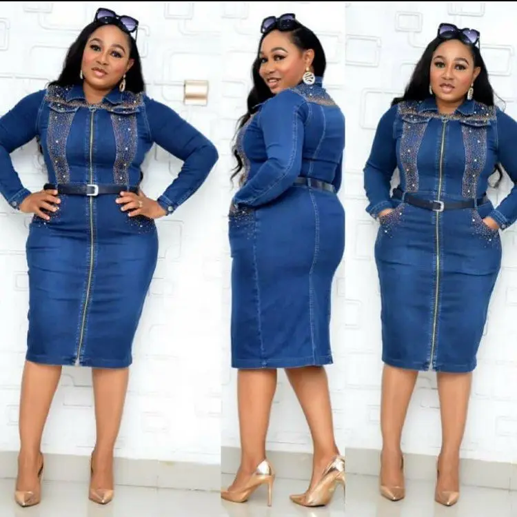 denim kitenge dress designs for african women african dress