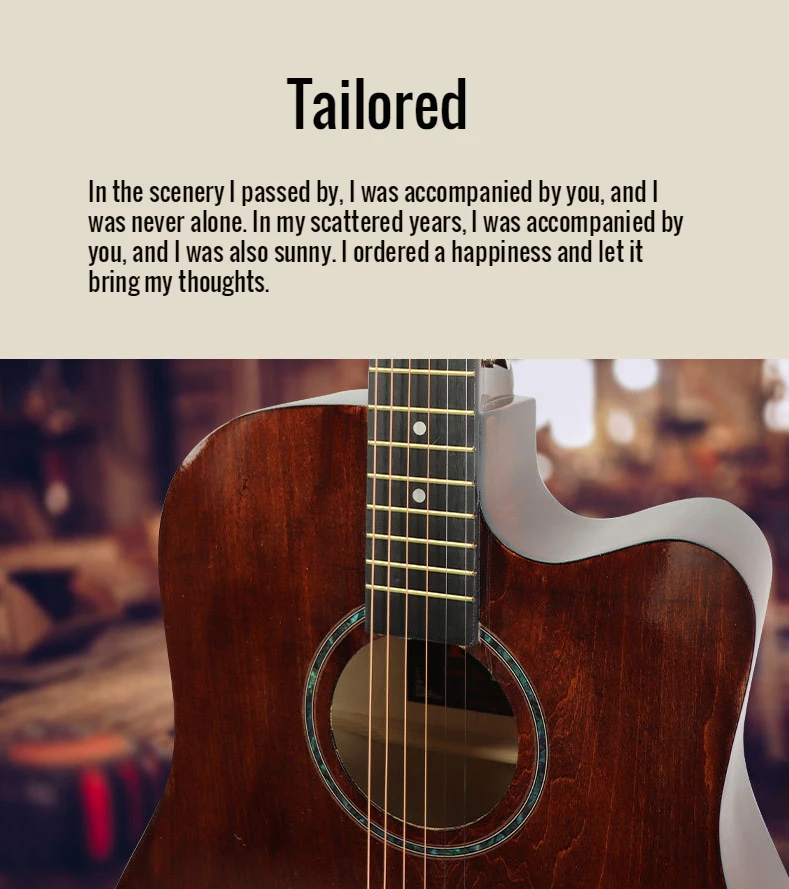 Mahogany Acoustic Guitar