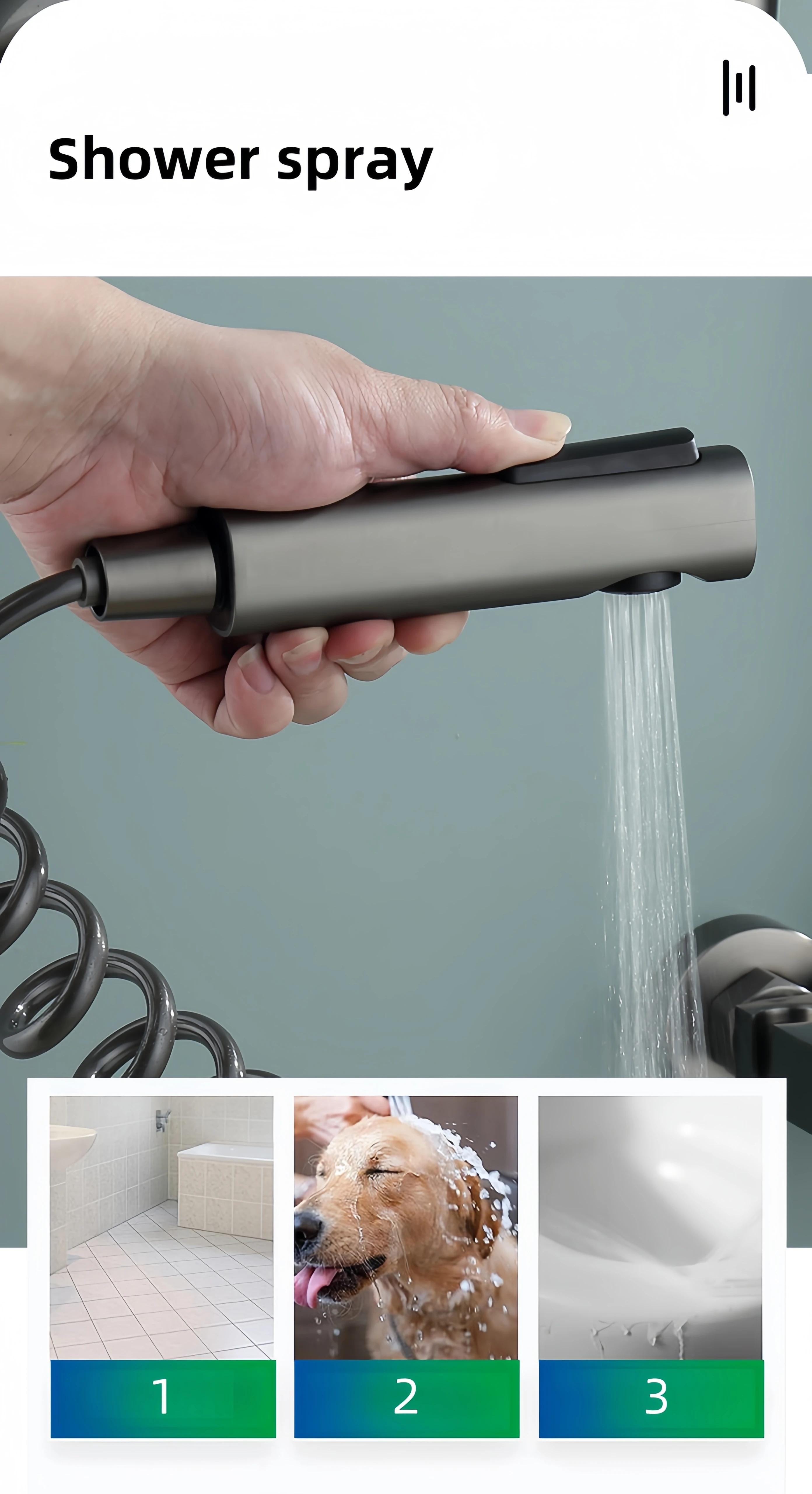 Moeden  Bathroom Hot Cold Thermostatic Mixer Rain System Bathtub Wall Mount Rainfall Bath Smart LED Digital Light Shower Set