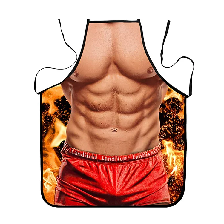 YASEN Custom Polyester Apron China Factory Wholesale Cheap Kitchen Chef Cooking Gift Creative Funny Grilling Baking Aprons