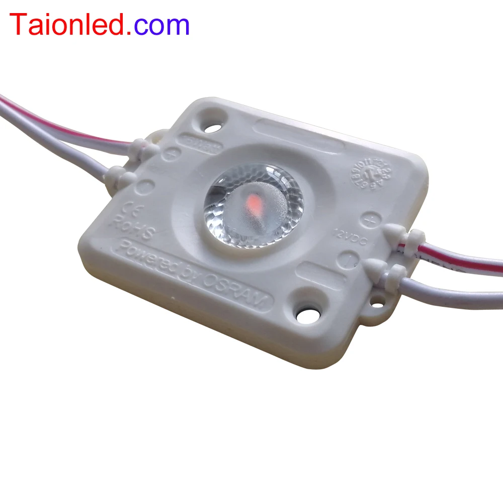 CE ROHS 5 years warranty 12v 1.6W 120lm Nichia /Os-ram module 1-led module for light box