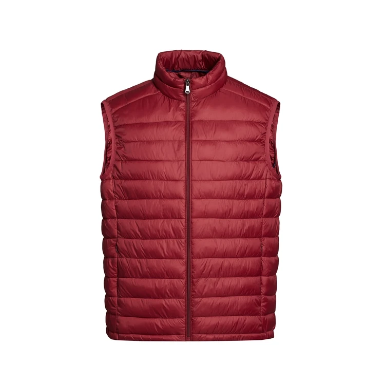 OEM Custom Hot Sale Nylon Winter Waterproof Padded Down Puffer Quiled Vest For Man