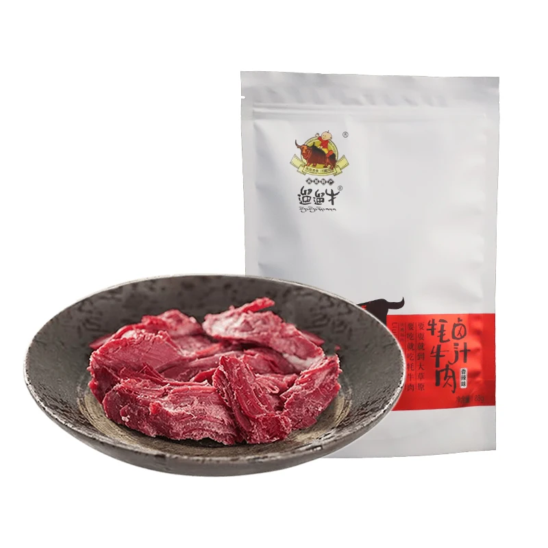 Spicy Flavor Healthy Snack Hot Selling Natural Products Beef Jerky Shredded Dried Beef Meat Snacks 0.088 Kg from Sichuan Normal
