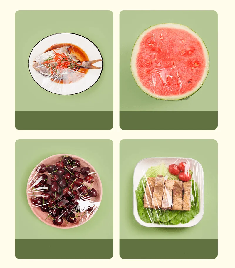 Transparent Plastic Wrap Plastic Biodegradable Plastic Wrap Food Wrap Cover