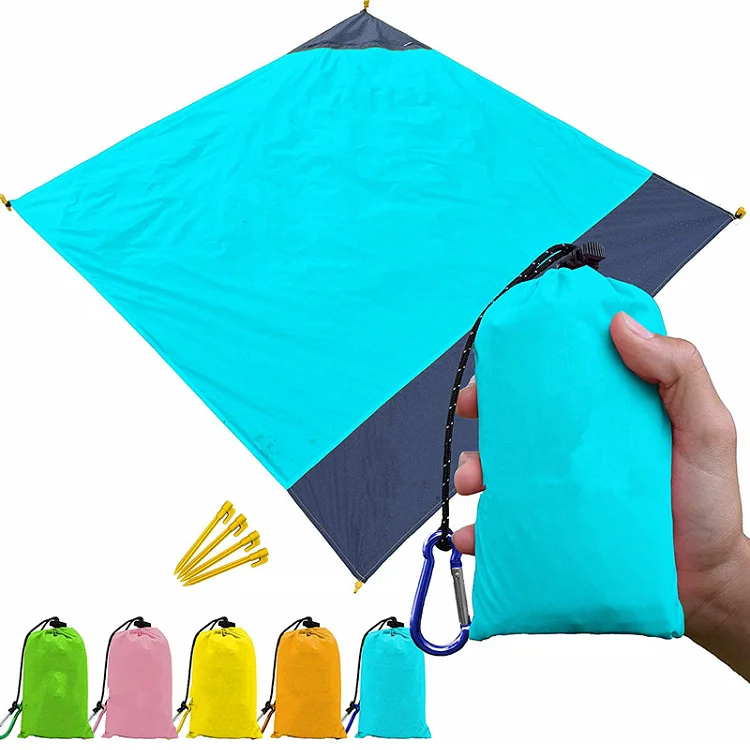 
Sand proof picnic pocket blanket,Mini pocket beach blanket,water proof blanket with pocket 