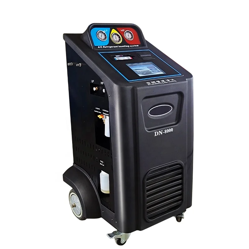 R-134a Automatic Air Conditioner Refrigerant Recovery machine/Air compressor freon refrigerant filling machine