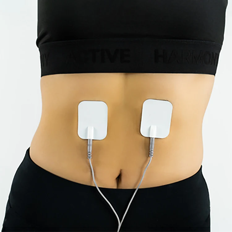 Silicone Vibration Massage Gel Pads Self Adhesive EMS 60*90 mm TENS Unit Pad Reusable Physical Therapy Electrode Sticker