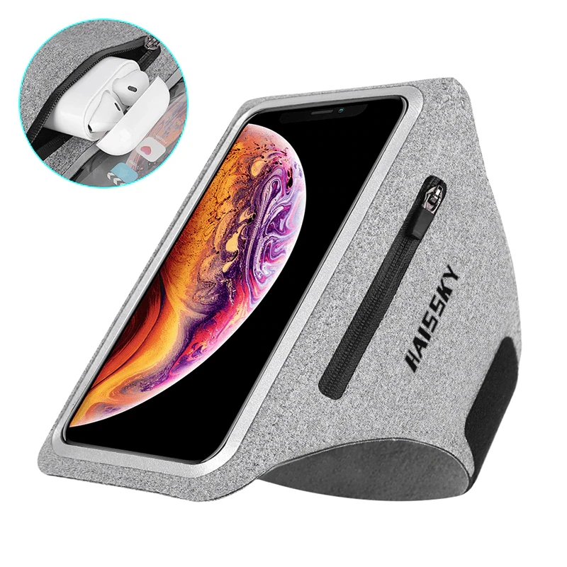 New Trendy Hot Sale Lightweight Touch Screen Breathable Sport Running Exercise Cellphone Holder Armband for Iphone 15 Saumsung