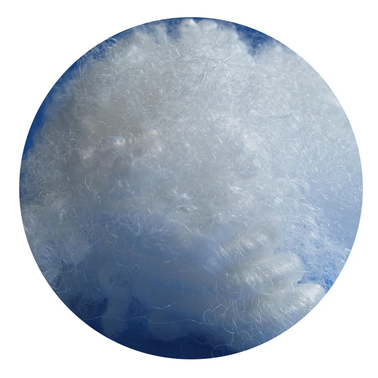 15x64 мм белые полые сопряженные полиэфирные девственные волоконно-волоконные заполняющие материалы