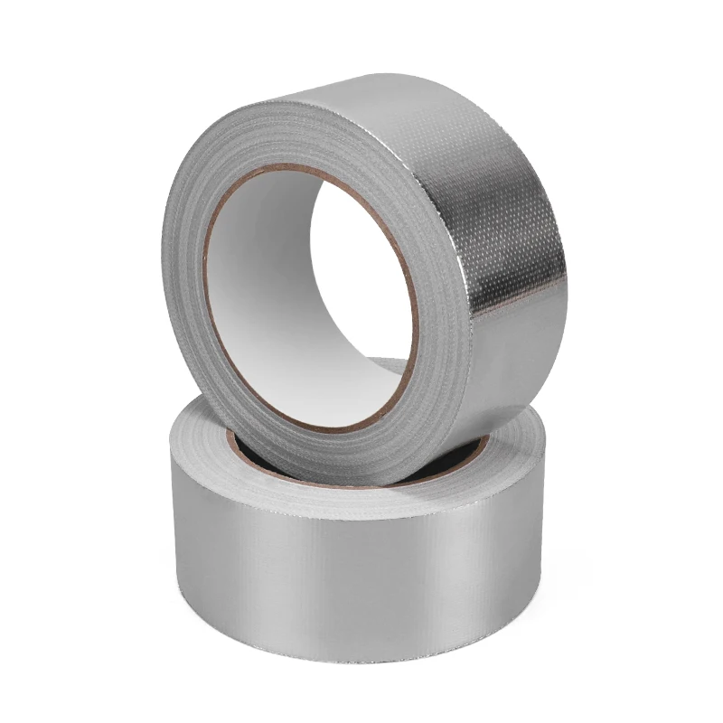 Low price High Temperature Thermal Insulation Reinforced Aluminum Foil Fiberglass Cloth Tape