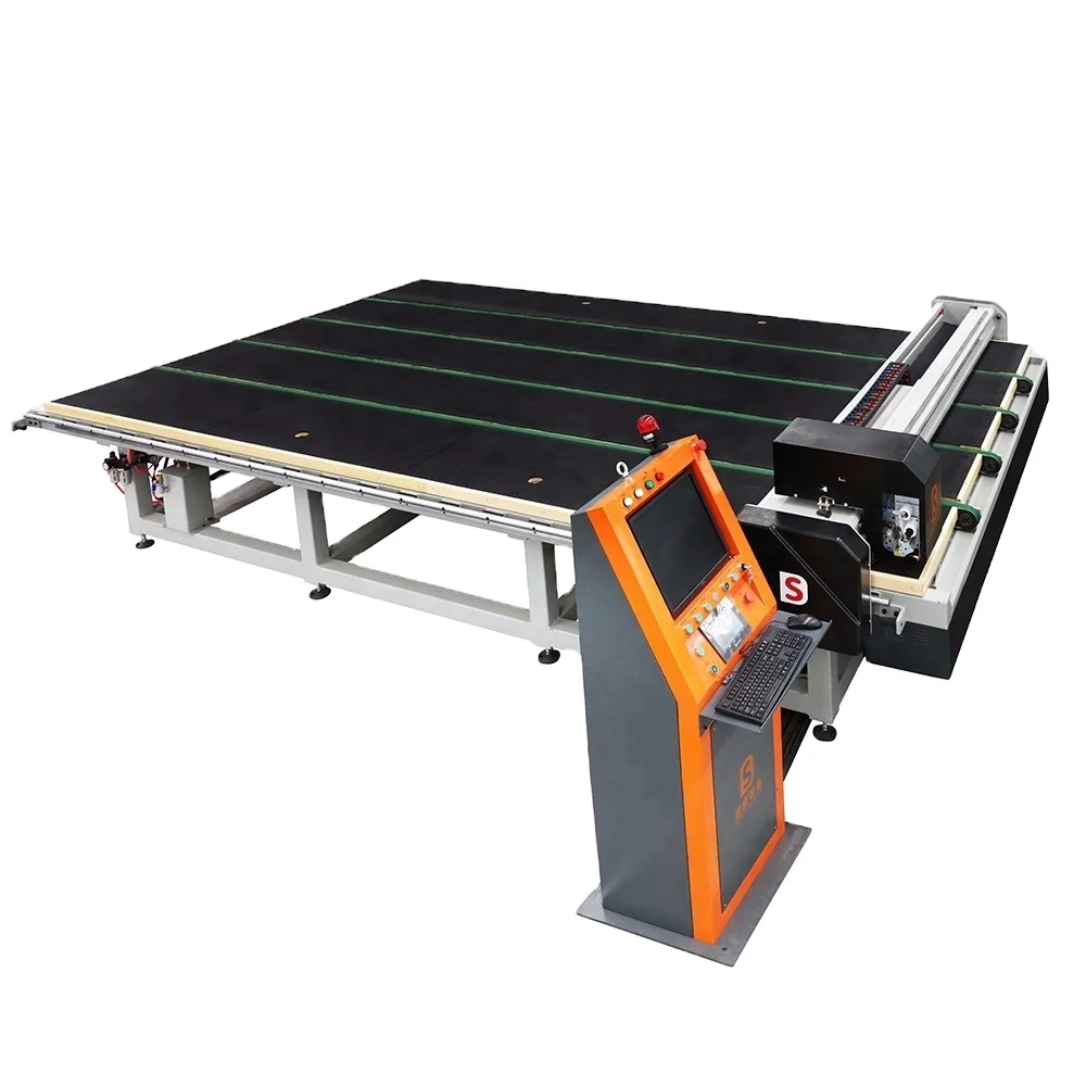 Fully automatic CNC laser marking glass cutting table  glass cutting machine automatic