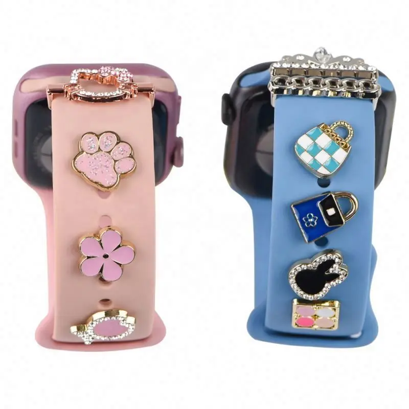 Watch Decoration Charms For i Watch Band Bracelet Metal Leg Decorative Nails For Iwatch Sport Strap Ornament Accessories