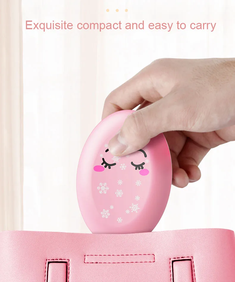 korea hot sell style cute 5000mah battery pocket usb rechargeable hand warmer