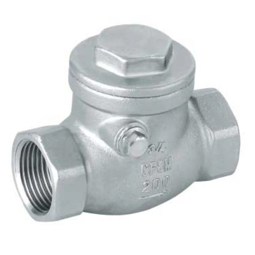 GL11W Stainless steel Internal thread filter H41W Internal thread swing check valve