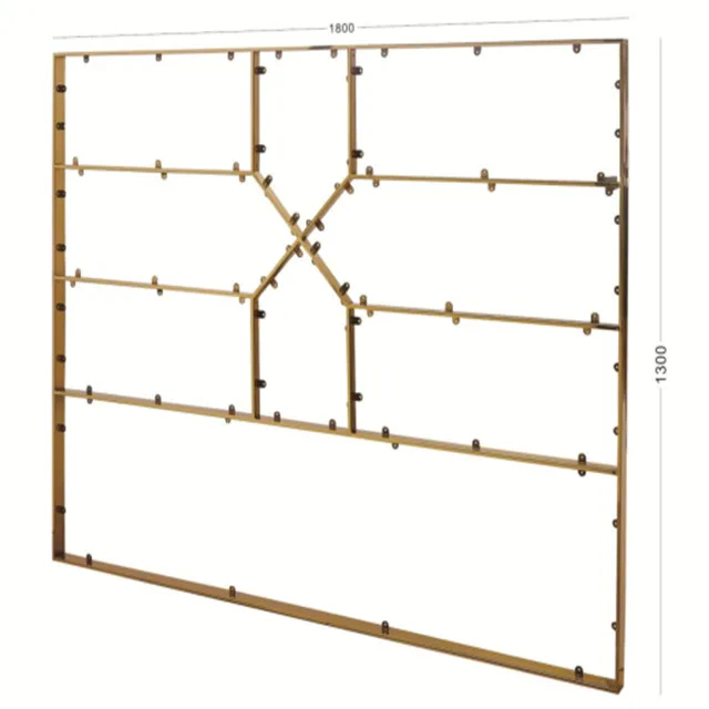 Decorative furniture fittings bed head board frame