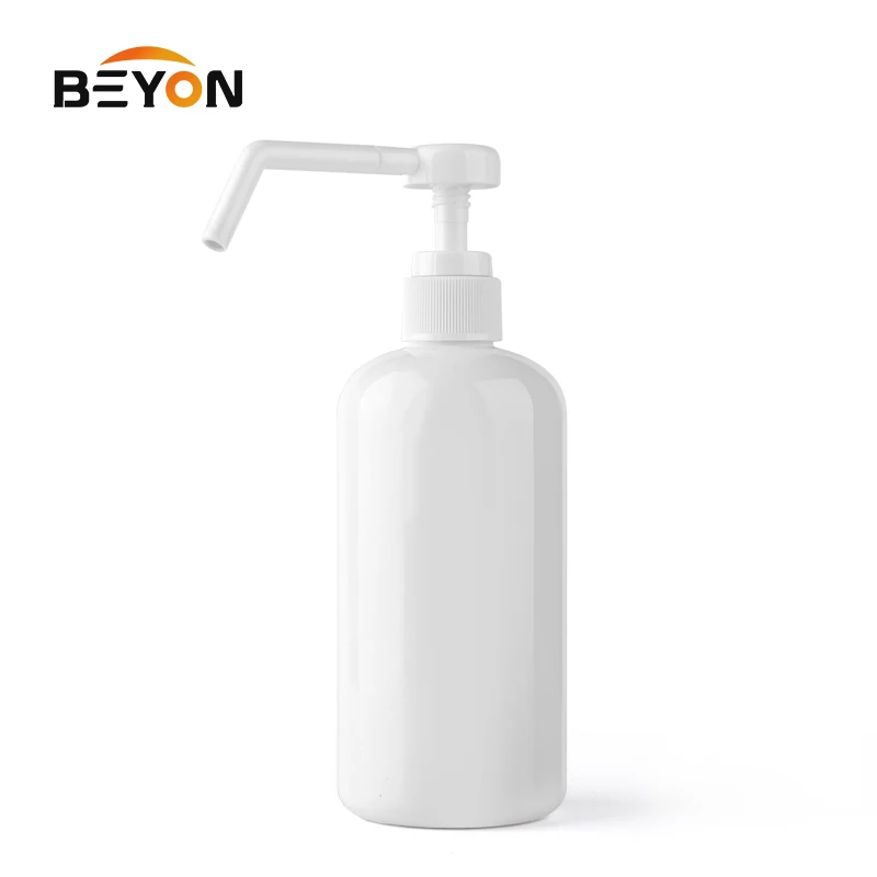 Recycled Pet Cylinder Packaging Cosmetic 500ml Plastic Shampoo Pump Lotion Bottle