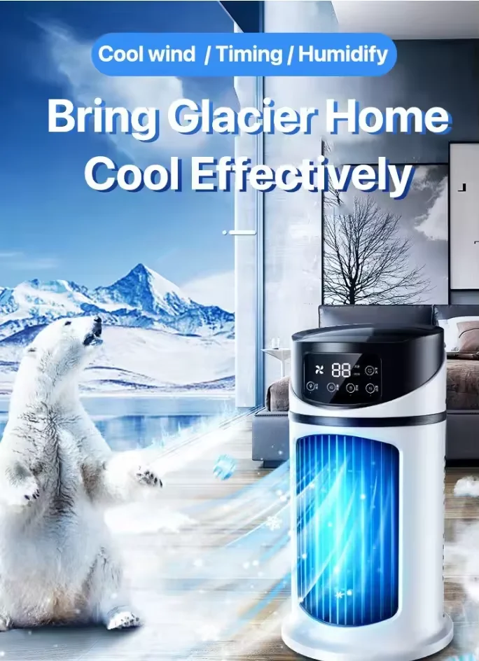Portable Remote Control Mini Air Conditioner Of Hot Sale Good Price Room Portable Water Cooling Fan Air Cooler Fan For Summer