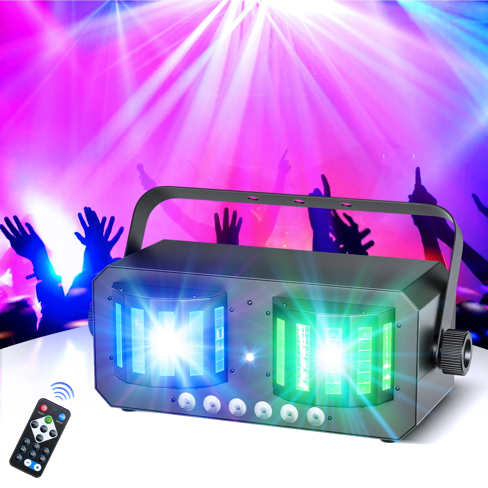 Double-Headed Induction Sword Laser Strobe Lighting 14Pcs Rgbw Effect Lights For Dj Shows Concert Parties Bars Ktv Stage Lights