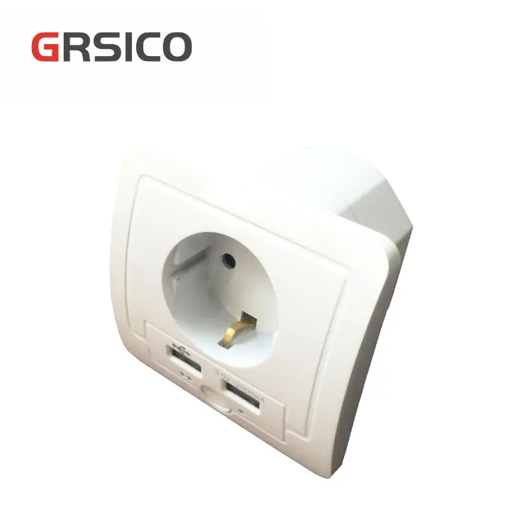 15A EU Standard Wireless WIFI Remote Control Wall Switch Socket Brand with USB Port Support Tuya Smart Home