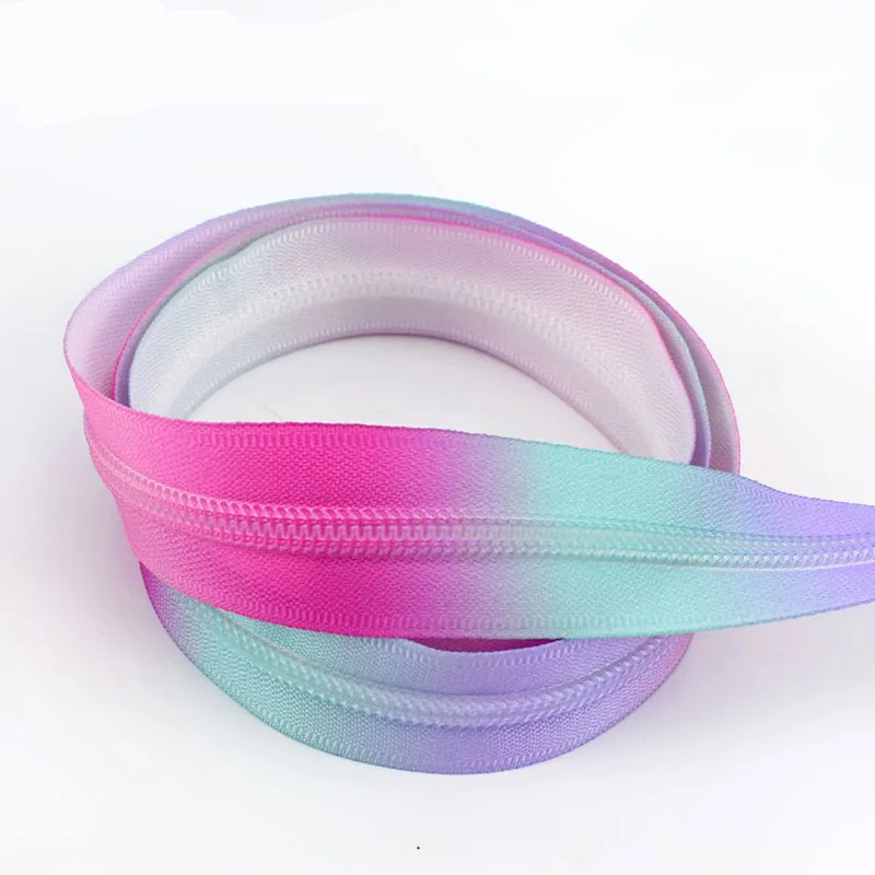 
2/5/10m5# Nylon Coil Bag Zipper Big Clothes Decoration Zipper DIY Home Textile Repair Zipper 