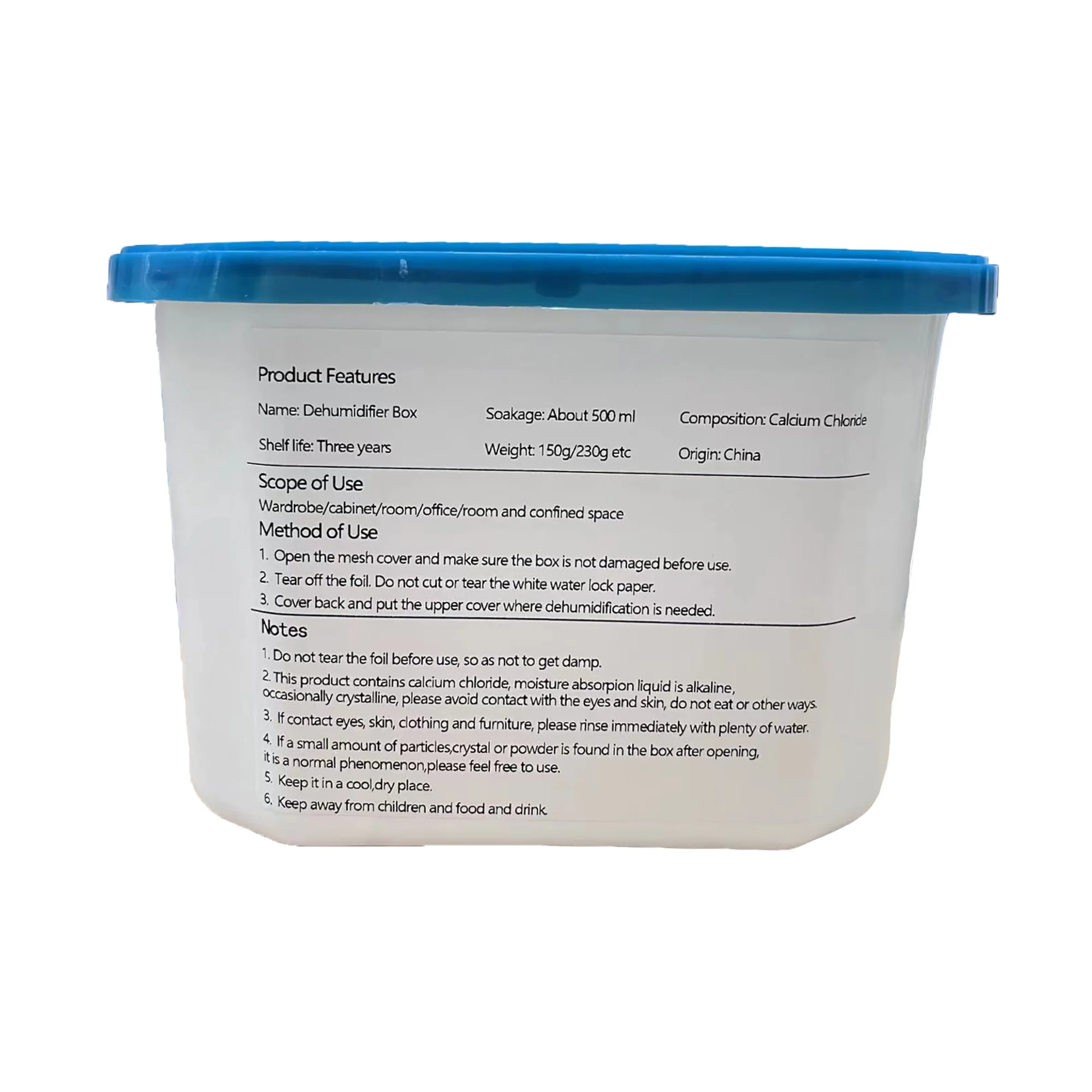 Customized Dehumidification Moisture Absorber Dehumidifier Wardrobe Interior Dehumidifier Box