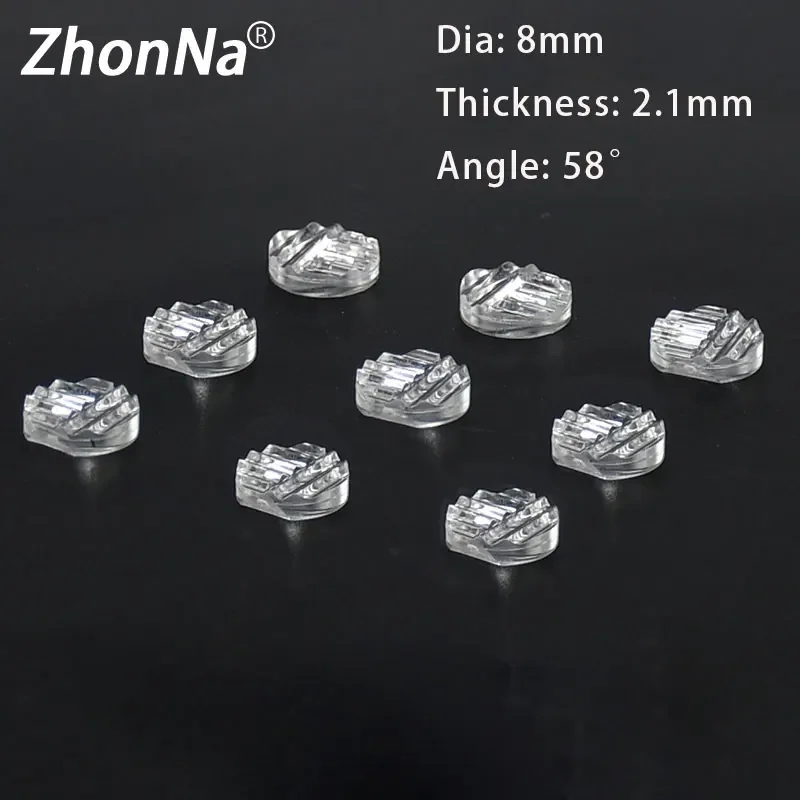 8mm Diameter 58 Degrees Focusing Lens Laser  Module Laser Cross Line  Lens PMMA  Material Optical Accessories Free Assembly