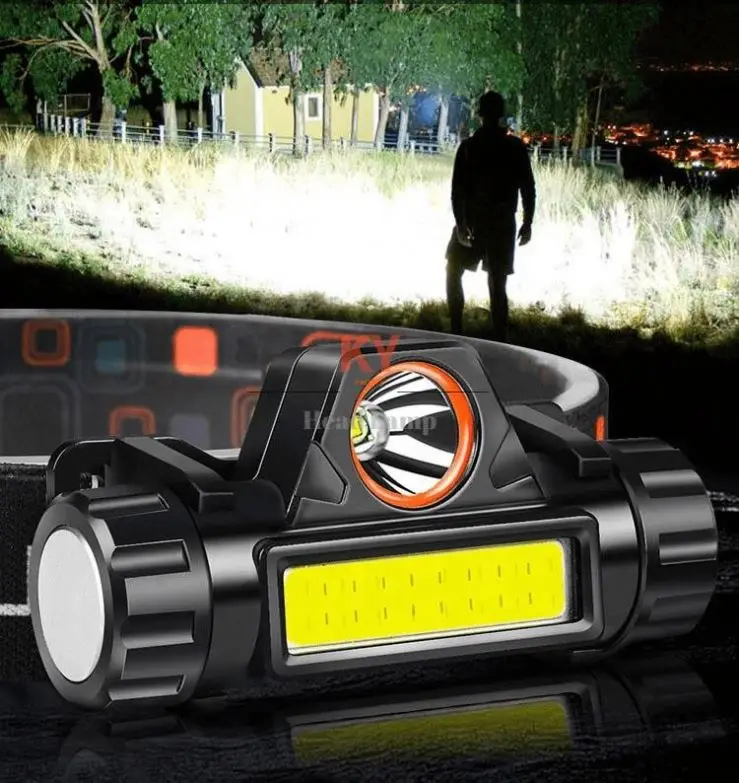 Outdoor Camping Hiking Fishing Zoomable Aluminum Water Proof 3 LED Headlamp Flashlight Led Head Light Mining Head Lamp