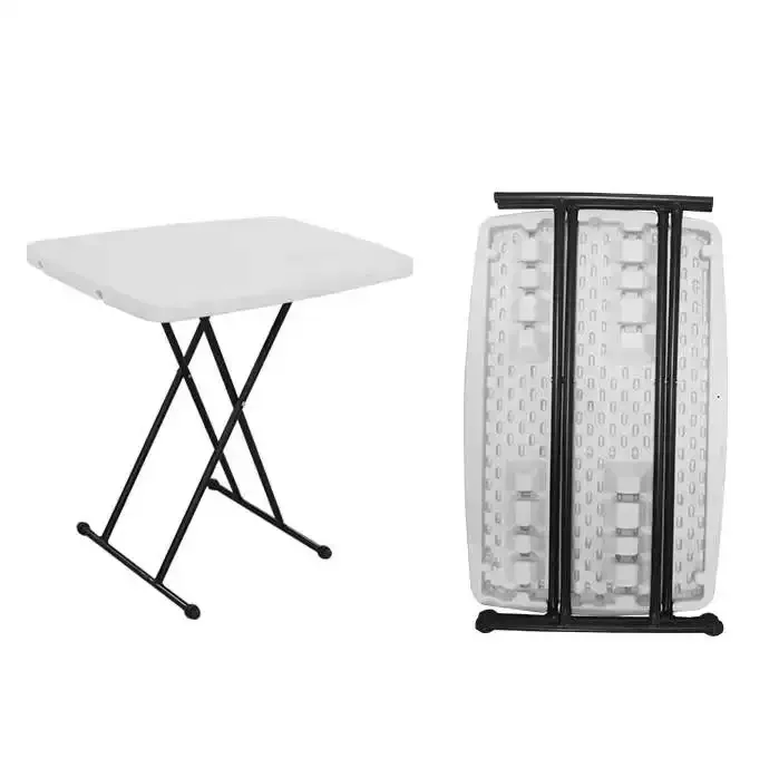 HDPE Easy Folding Camping Height Adjustable Plastic Table
