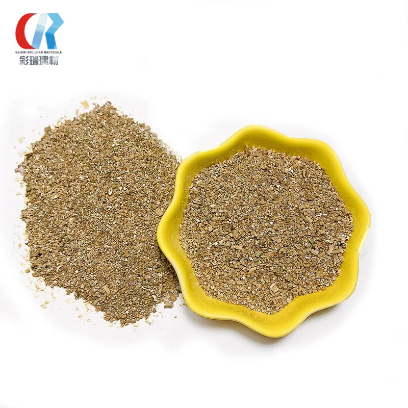 3-6mm Hot sell cheap price Silver/Golden Vermiculite Flakes