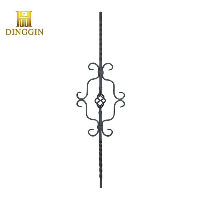 Adjustable Wrought Iron Scroll Balusters