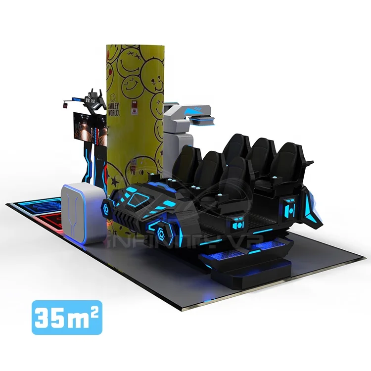 Virtual Reality Room Arcade Vr Center Car Simulator Set 9d Vr Theme Amusement Park Kids Playground Indoor Video Games Equipment