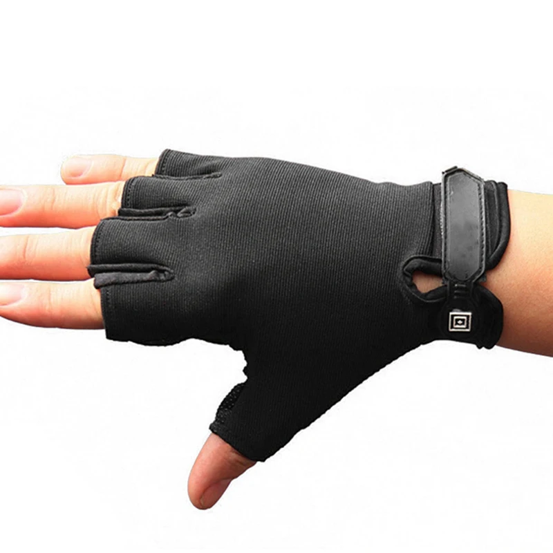 Outdoor Fishing Bike Gloves Spring And Autumn Windproof Waterproof And Non-slip Three-finger Gloves Unisex Half-finger Gloves