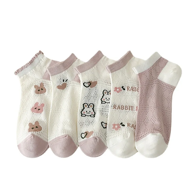 Summer Socks Womens Bamboo Candy Color Invisible Sock Sneakers Women Sports Socks