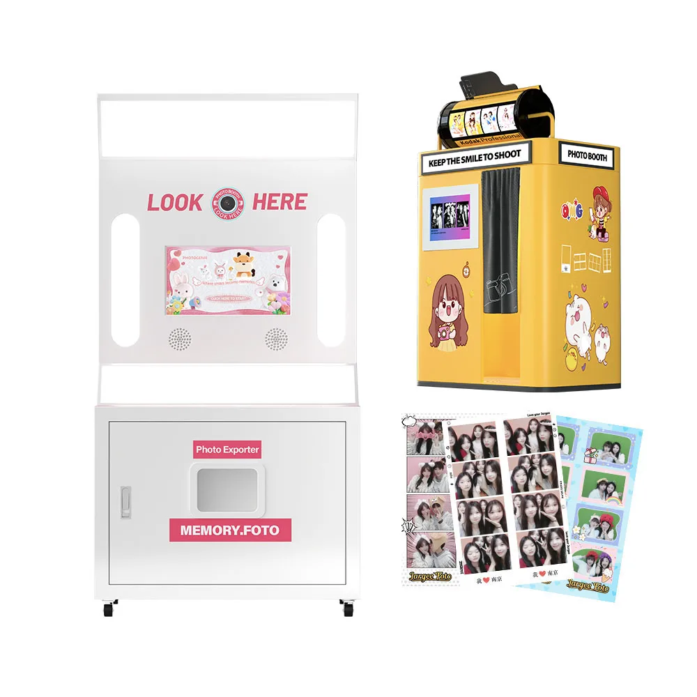 Newest Multiple Camera Play Selfie Photobooth Machine Korean Dslr Ipad Photo Booth Photobooth