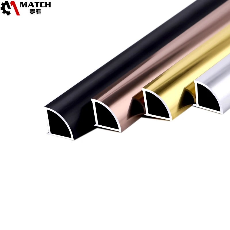 Aluminum Floor Trims Carpet Corner Edge Tile Trim edge covers bar Flooring Transition Strips Metal Gold Tile Metal Strip