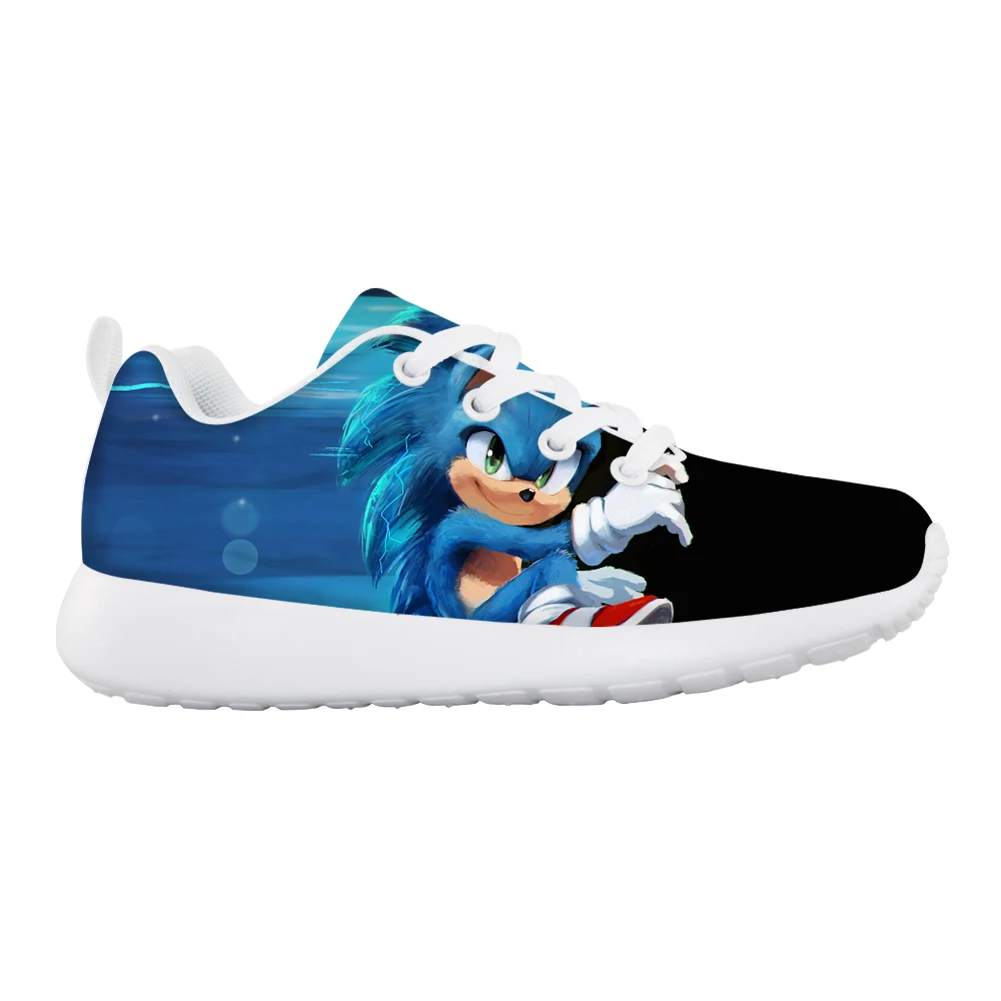  2021 модная детская обувь Sonic the Hedgehog для бега мальчиков и девочек красивая звуковая спортивная